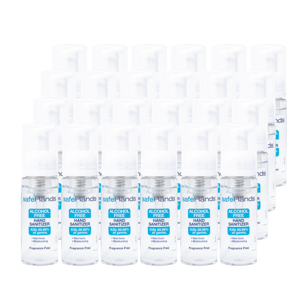 safeHands Alcohol-Free Hand Sanitizer, 1.75 Oz, 24 Pack