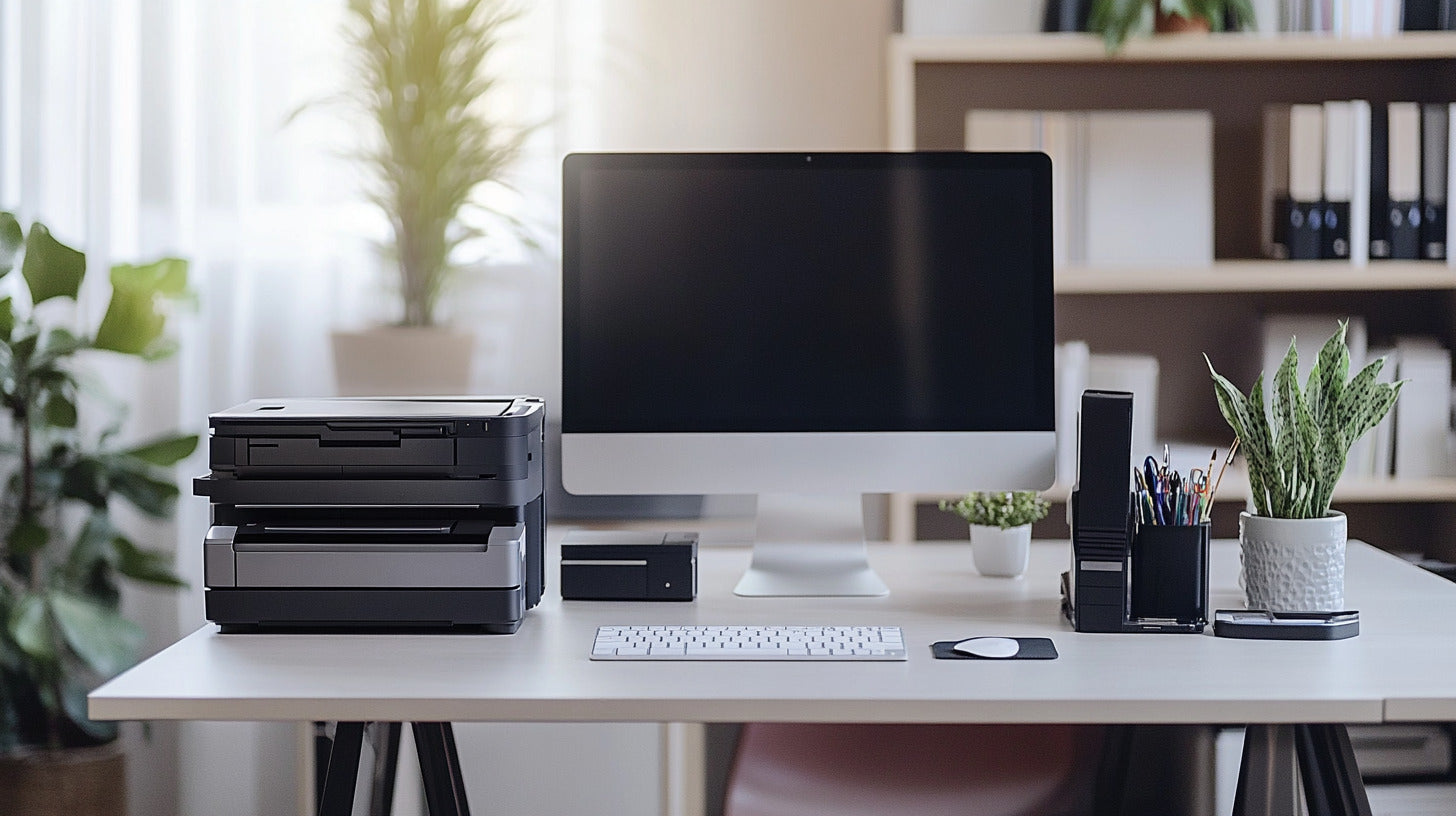 Office electronics setup