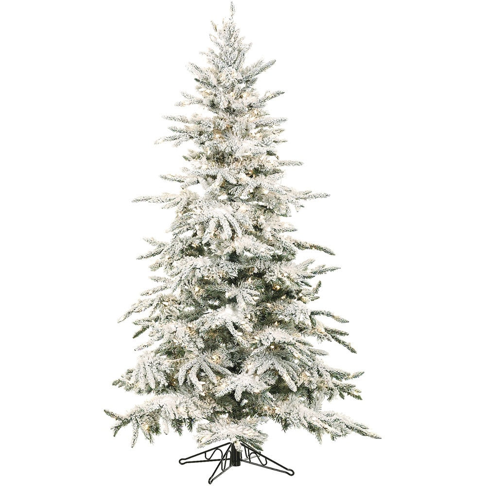 Fraser Hill Farm Snowy Alpine Tree Set, 2ft, 3ft, 4ft