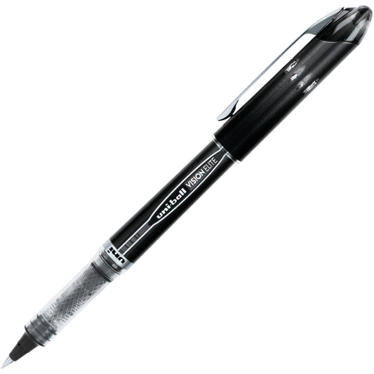 uni-ball Vision Elite Rollerball Pens, 0.5mm, Black Ink