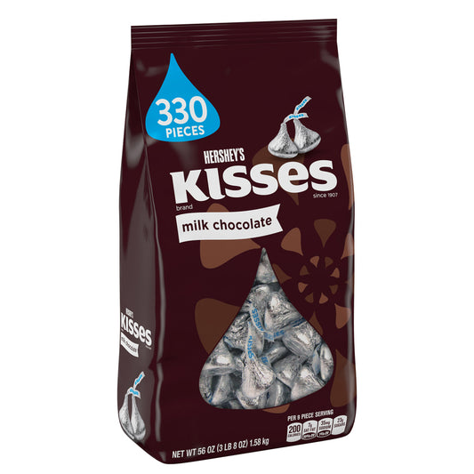 Hershey's Kisses Milk Chocolate, 3lb Bulk Bag