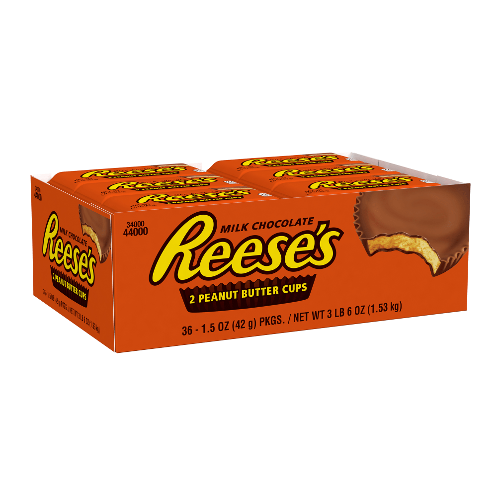 Reese's Peanut Butter Cups, 1.5oz, Box of 36