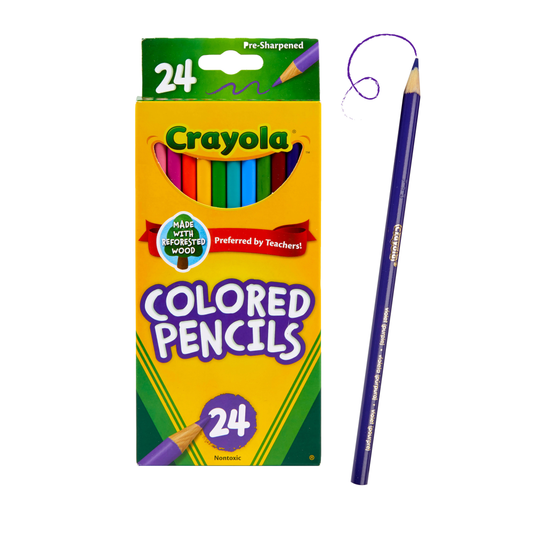 Crayola Color Pencils, Box of 24