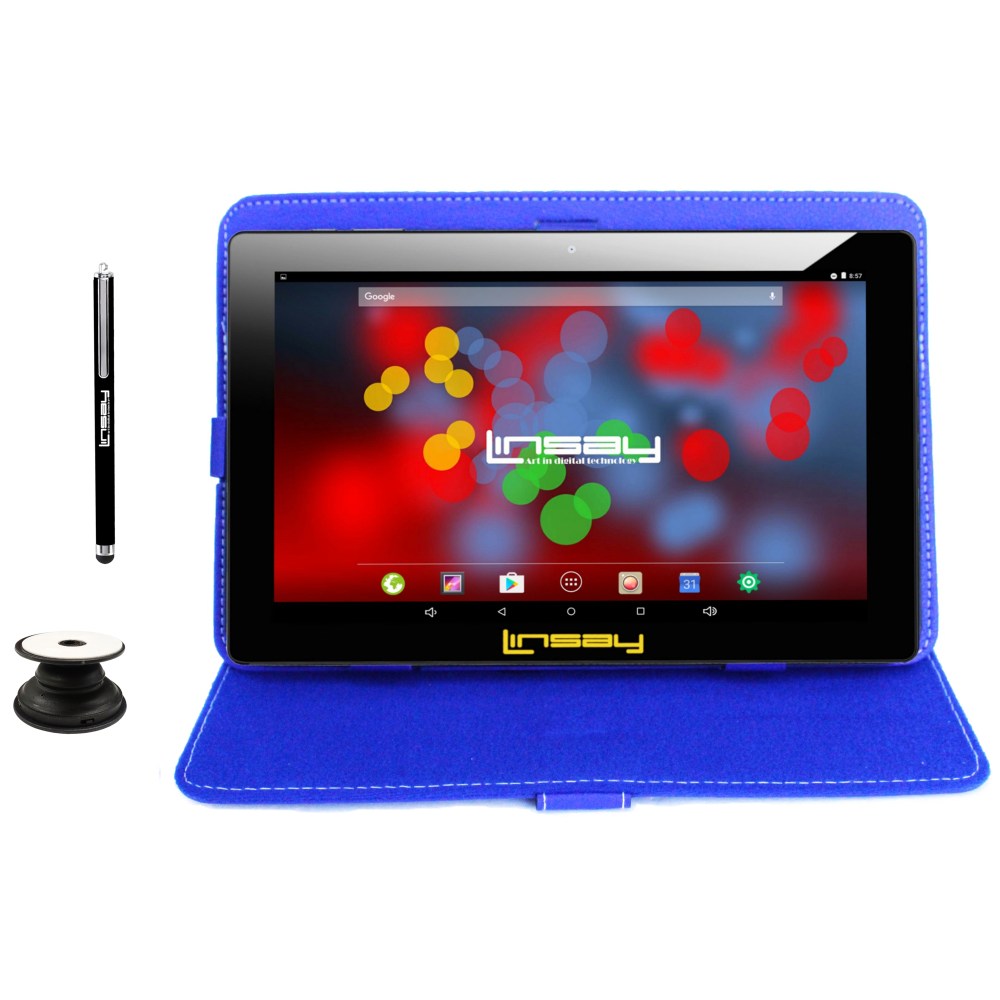 Linsay F10IPS Tablet, 10.1", 2GB/64GB, Android 13, Blue