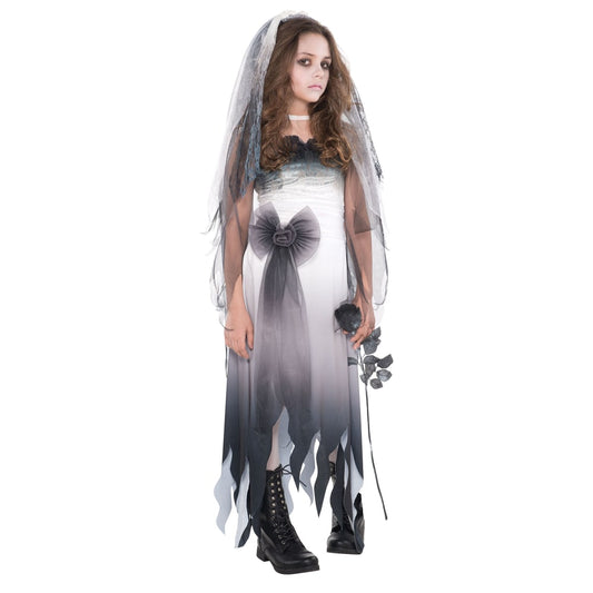 Amscan Graveyard Bride Girls Costume, Medium, Multicolor